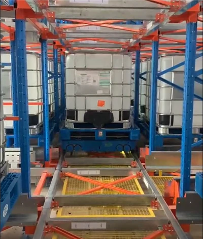 Modern Design Four-Way Shuttle Racking Storage Rack System Wireless Network High Efficiency Flexibility For Logistics Warehouse